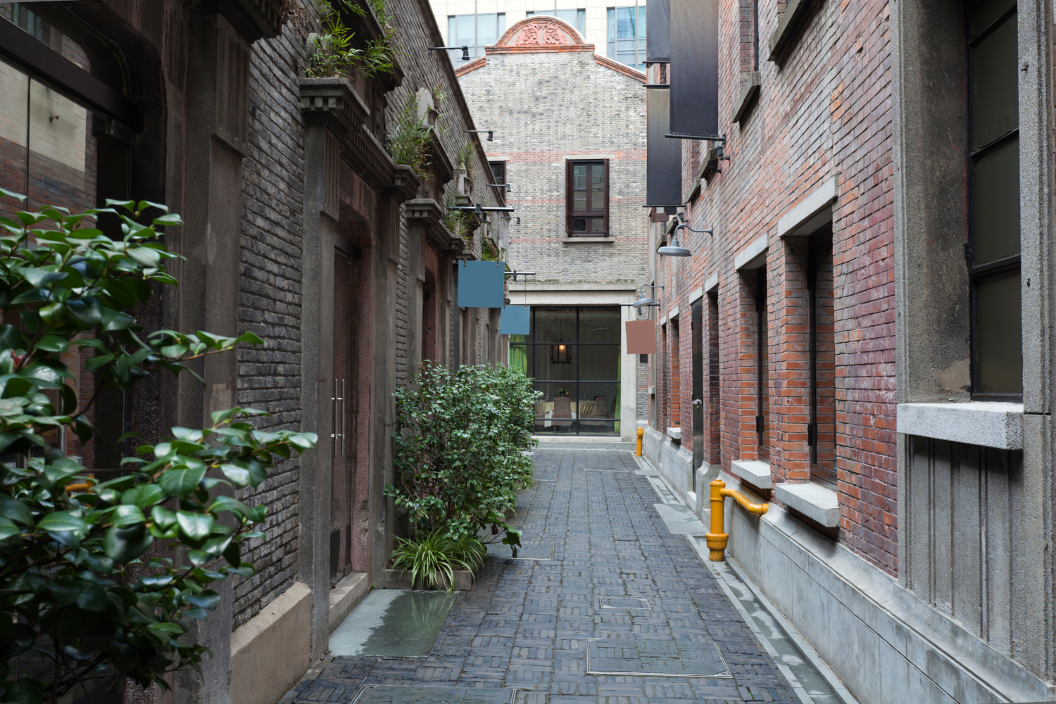 An alley in old block in Shanghai