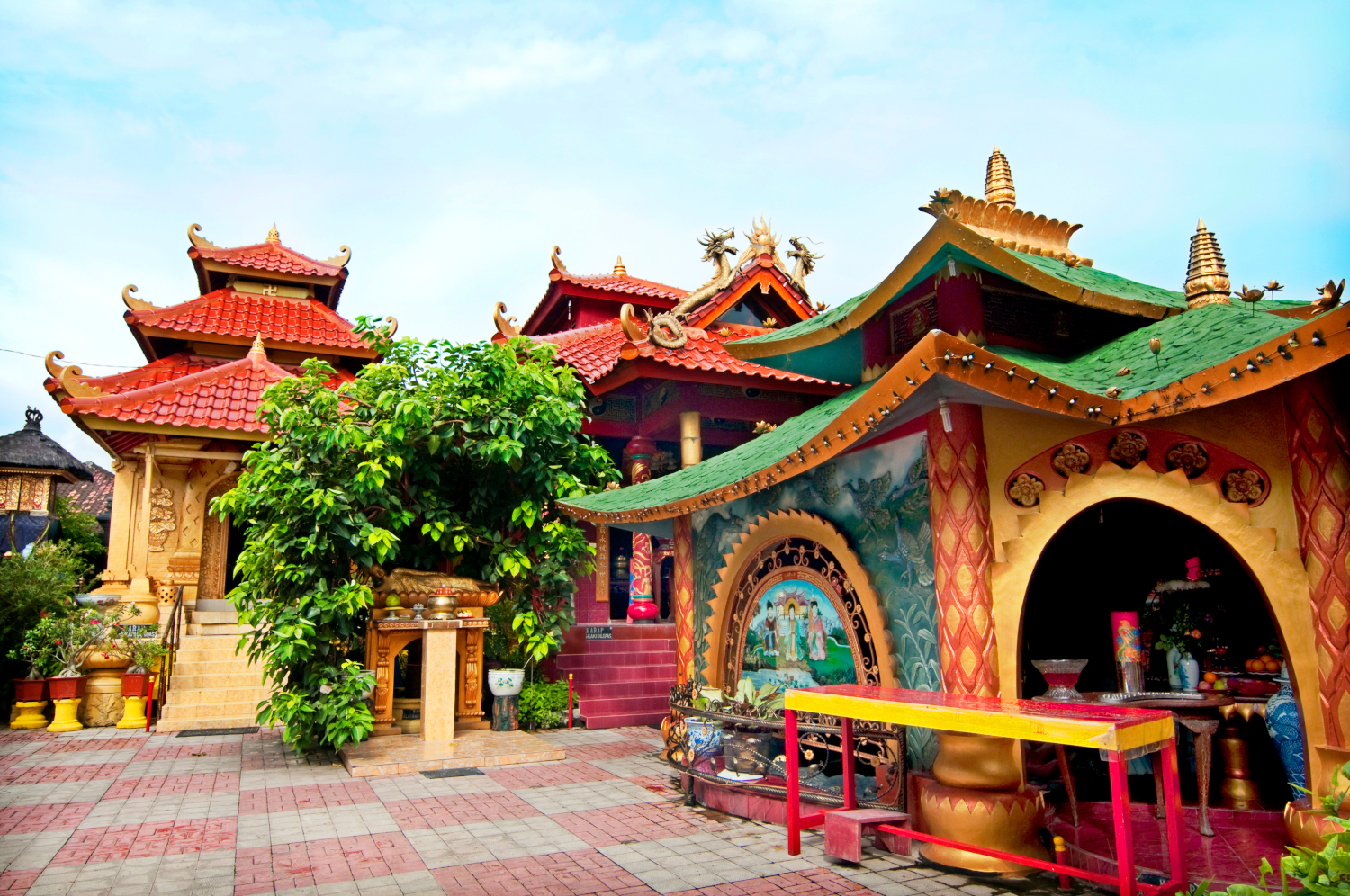 Vietnamese Buhdism temple